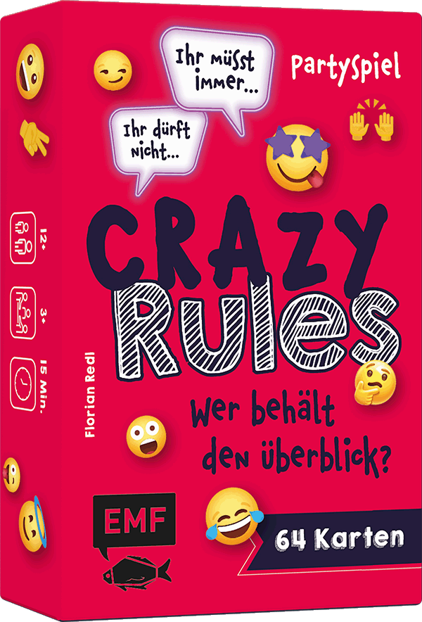 Kartenspiel: Crazy Rules – Wer behält den Überblick?