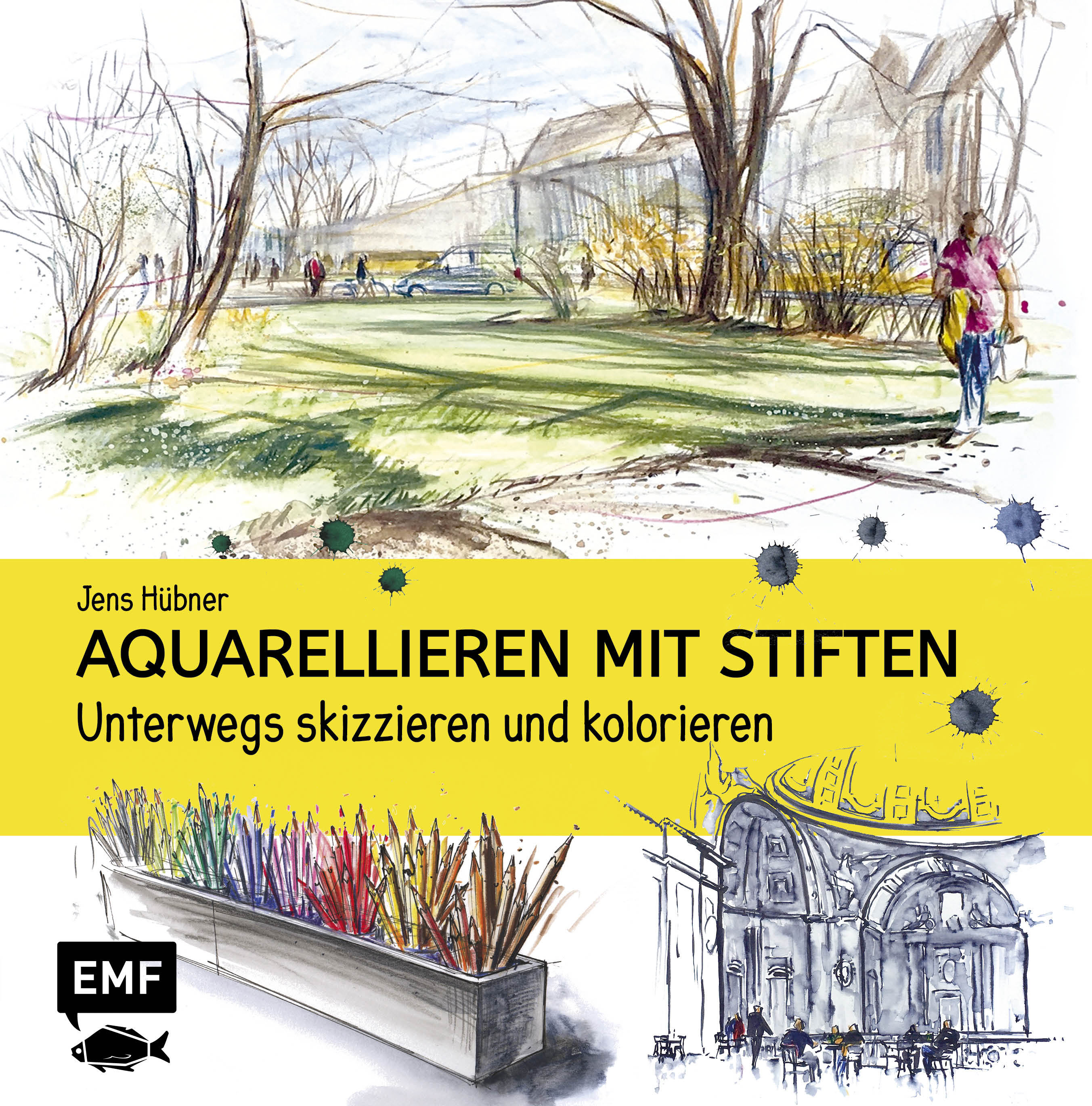 Aquarellieren mit Stiften 