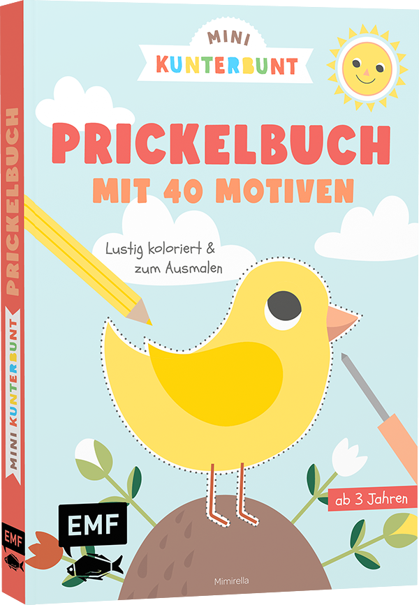 Mini Kunterbunt – Mein erstes Prickelbuch für Kinder ab 3 Jahren