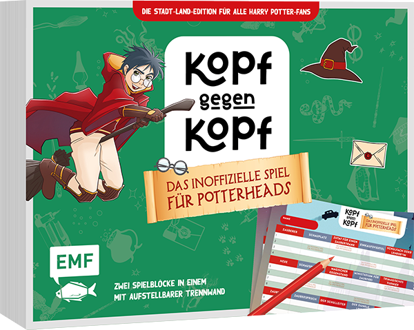 Der ultimative Spielblock: Kopf gegen Kopf – Die inoffizielle Stadt-Land-Edition für Potterheads