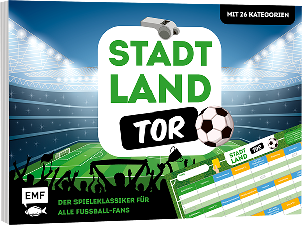 Stadt, Land, Tor – Der Spieleklassiker für alle Fußball-Fans