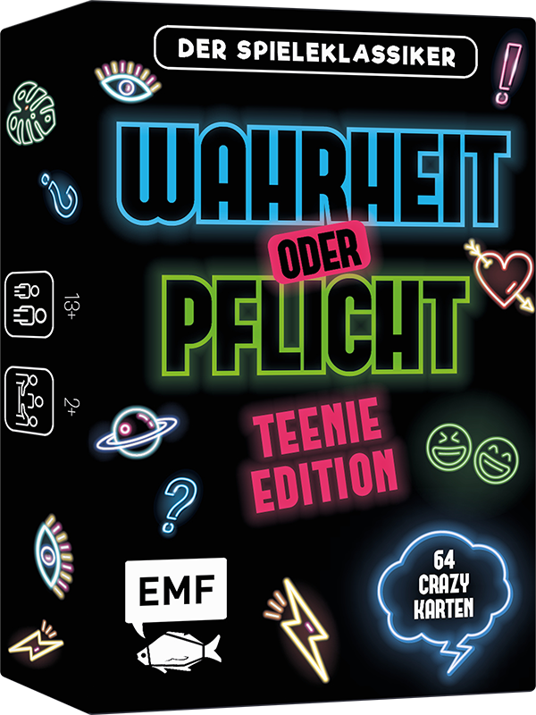 Kartenspiel: Wahrheit oder Pflicht – Teenie Edition