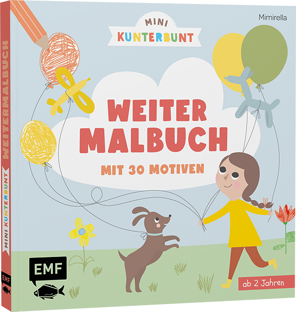 Mini Kunterbunt – Mein erstes Weitermalbuch für Kinder ab 2 Jahren
