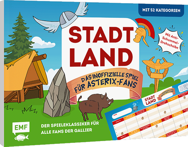 Stadt, Land, das inoffizielle Spiel für Asterix-Fans – Der Spieleklassiker für alle Fans der Gallier