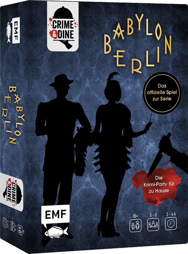 Crime & Dine – Das Krimi-Dinner-Set: Babylon Berlin – Das offizielle Spiel zur Serie!