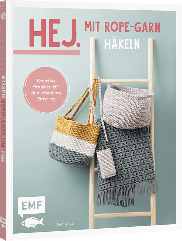 Hej. Mit Rope-Garn häkeln super easy