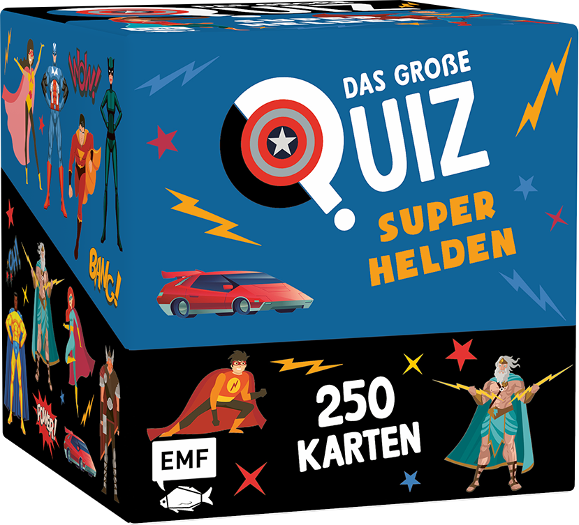 Kartenbox: Das große Quiz – Superhelden