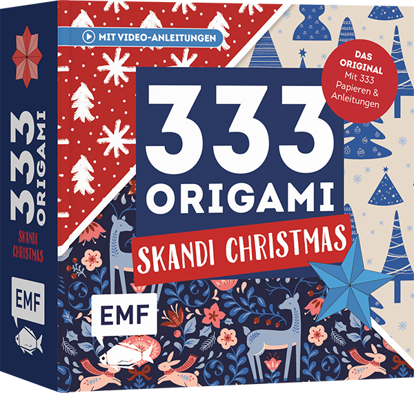 333 Origami – Skandi Christmas – Zauberschöne Papiere falten für die Weihnachtszeit