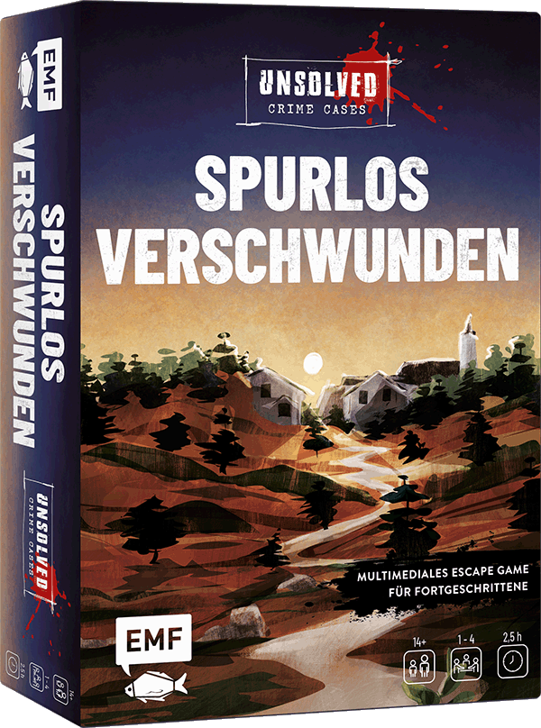 Krimi-Spielebox: Unsolved Crime Cases – Spurlos verschwunden