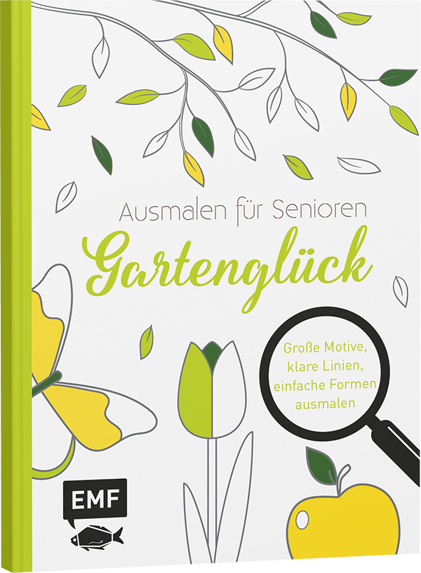 Ausmalen für Senioren – Gartenglück