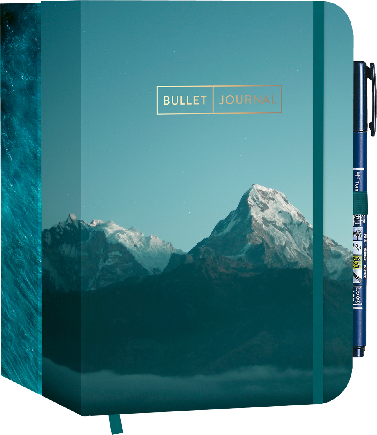 Pocket Bullet Journals „Nature calling“ – Zwei Journals zum Preis von einem mit Original Tombow Brush Pen Fudenosuke in schwarz