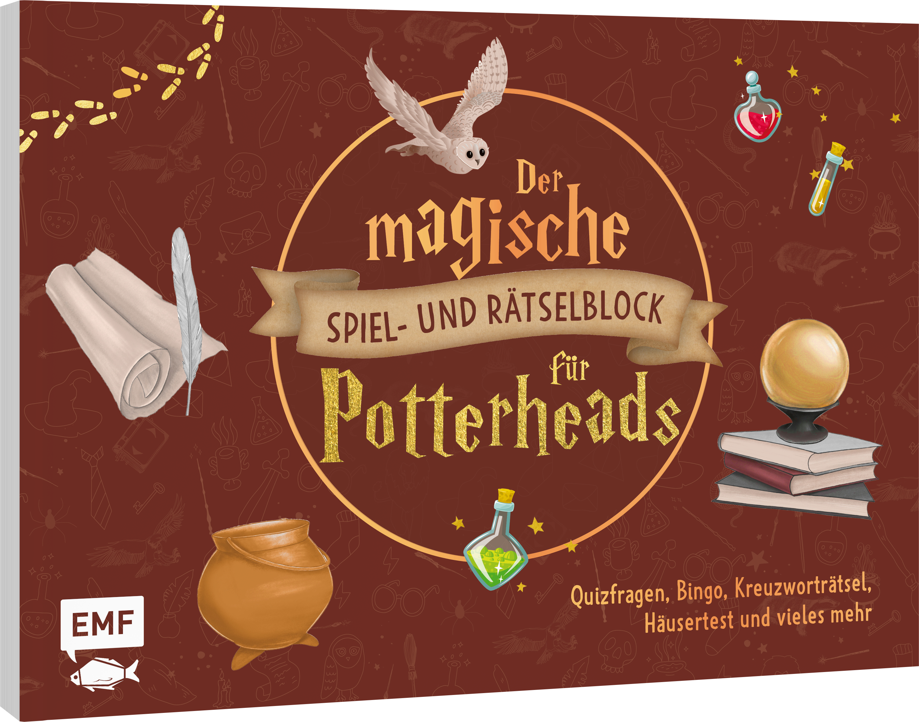 Der magische Spiel- und Rätselblock für Potterheads
