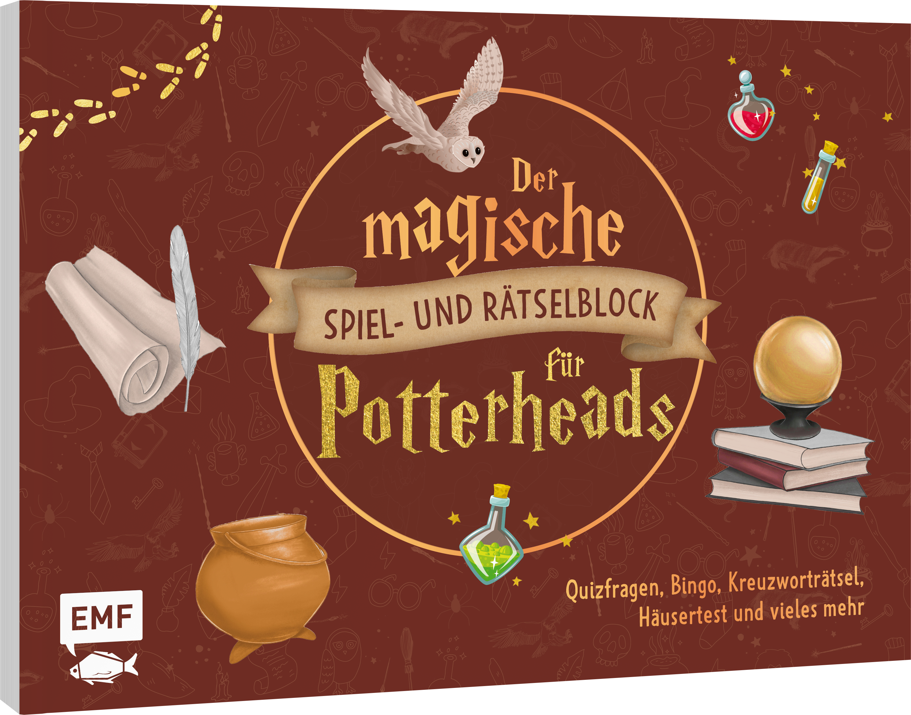 Der magische Spiel- und Rätselblock für Harry Potter-Fans