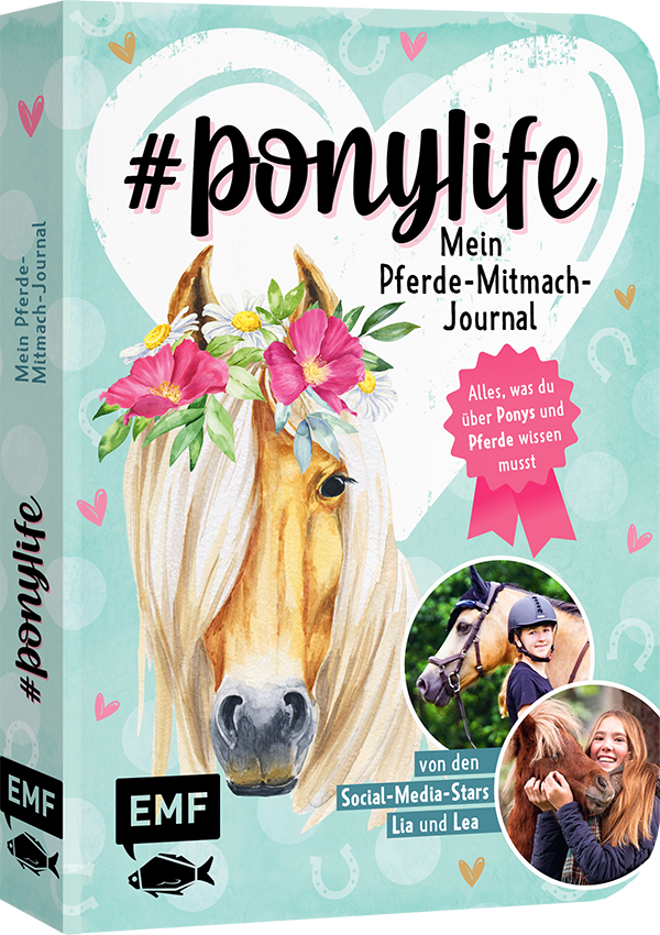 # ponylife – Mein Pferde-Mitmach-Journal von den Social-Media-Stars Lia und Lea
