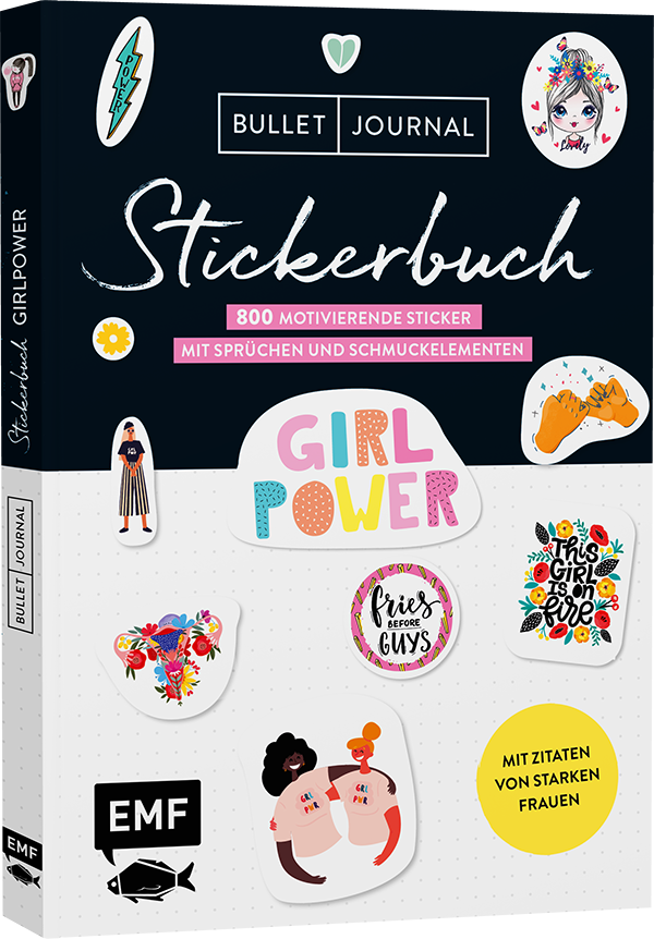 Bullet Journal – Stickerbuch: Girlpower 