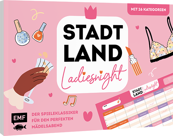 Stadt, Land, Ladiesnight – Der Spieleklassiker für den perfekten Mädelsabend