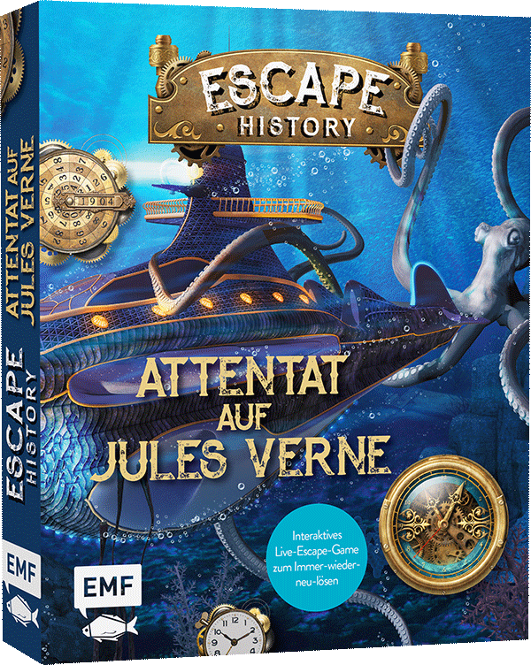 Escape History – Attentat auf Jules Verne: Interaktives Live-Escape-Game zum Immer-wieder-neu-lösen