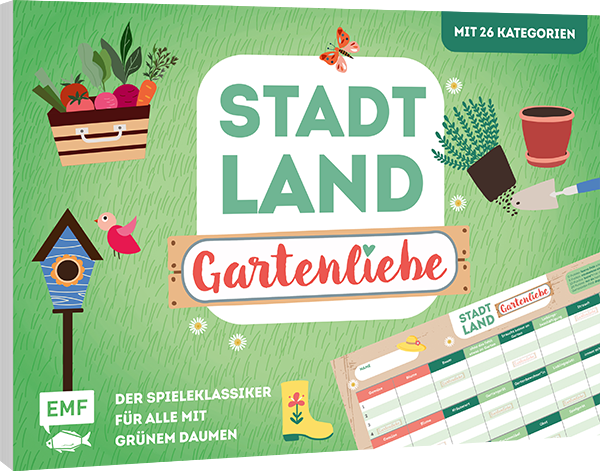 Stadt, Land, Gartenliebe – Der Spieleklassiker für alle mit grünem Daumen