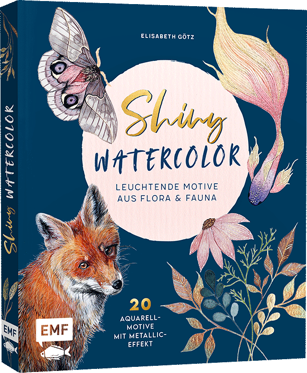 Shiny Watercolor: Leuchtende Motive aus Flora und Fauna
