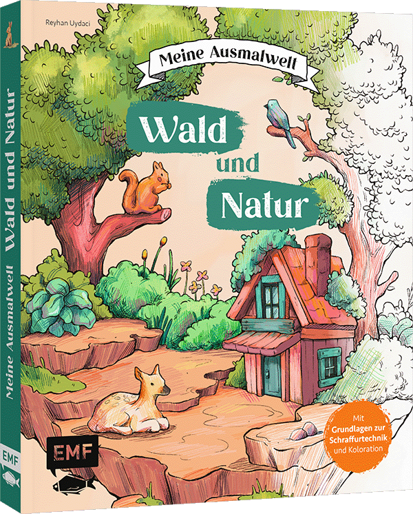 Meine Ausmalwelt: Wald und Natur